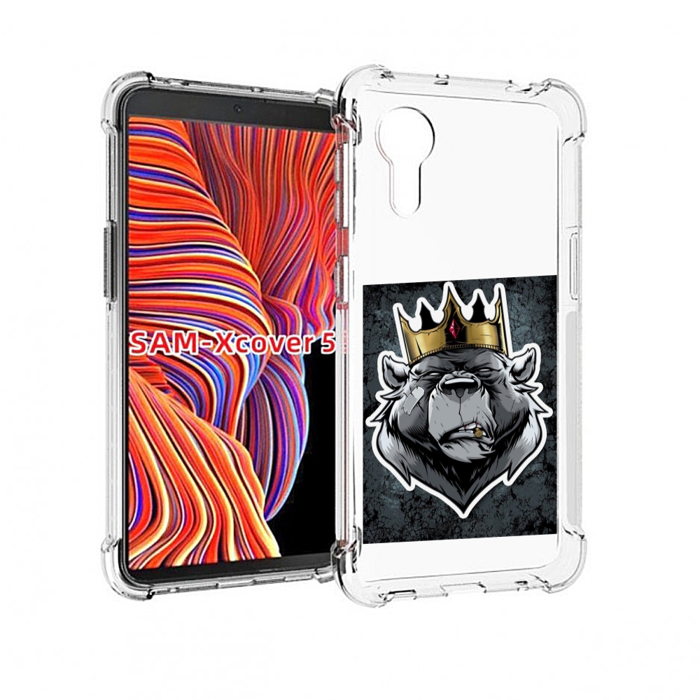 

Чехол MyPads медведь с короной для Samsung Galaxy Xcover 5, Прозрачный, Tocco