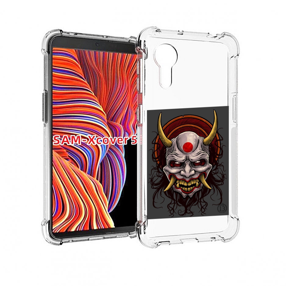 

Чехол MyPads маска с клыками и рогами для Samsung Galaxy Xcover 5, Прозрачный, Tocco