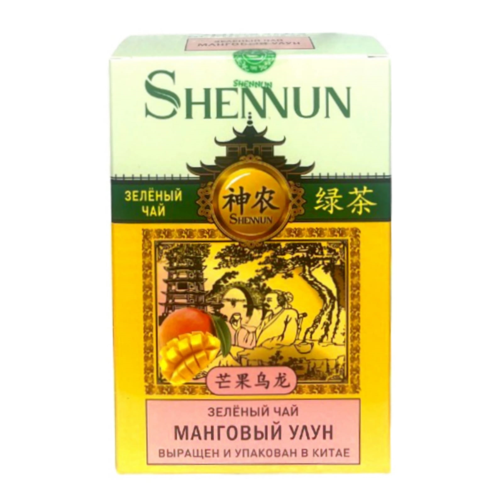 Чай зеленый Shennun манговый улун, 100 г