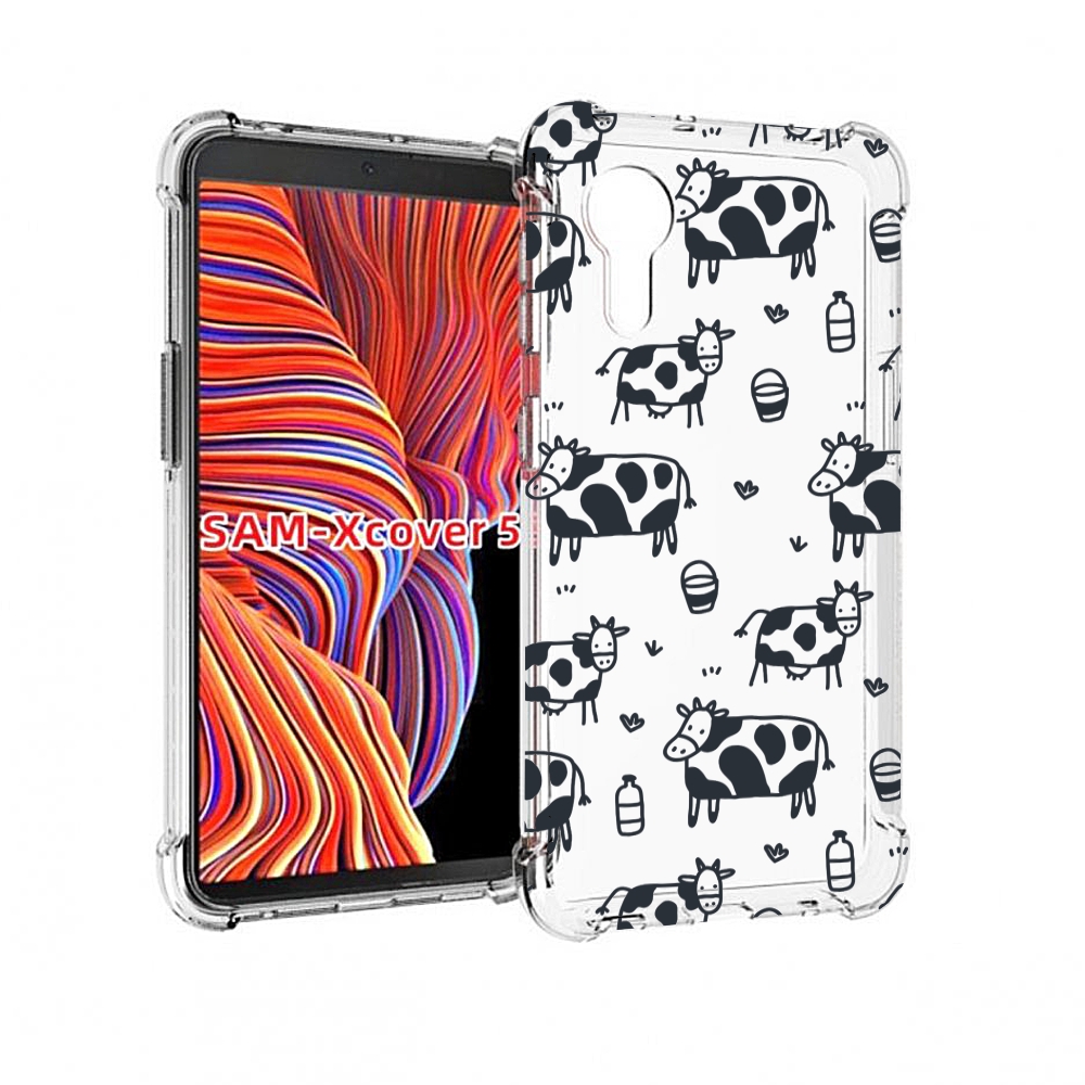 

Чехол MyPads маленькие-коровки для Samsung Galaxy Xcover 5, Прозрачный, Tocco