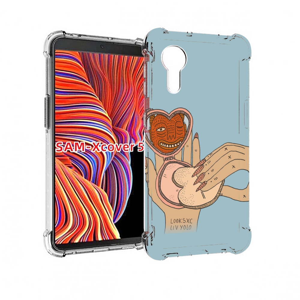 

Чехол MyPads макияж картинка женский для Samsung Galaxy Xcover 5, Прозрачный, Tocco