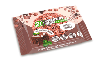 

ProteinRex ProteinRex CRISPY 20% 55 г, 1 шт, вкус: шоколадный брауни, ProteinRex CRISPY 20% 55 г, 1 шт, вкус: шоколадный брауни