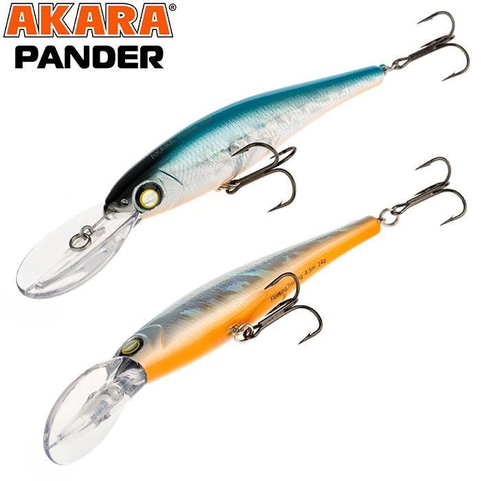 

Воблер Akara Pander 105 14 гр 1/2 oz 4,1 in A82, Разноцветный, Pander