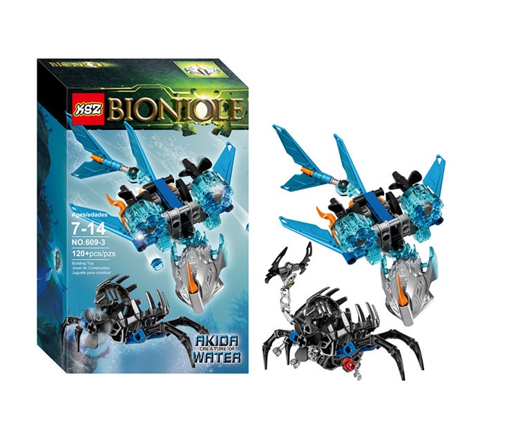

Конструктор KSZ Bionicle — Акида тотемное животное воды 609-3