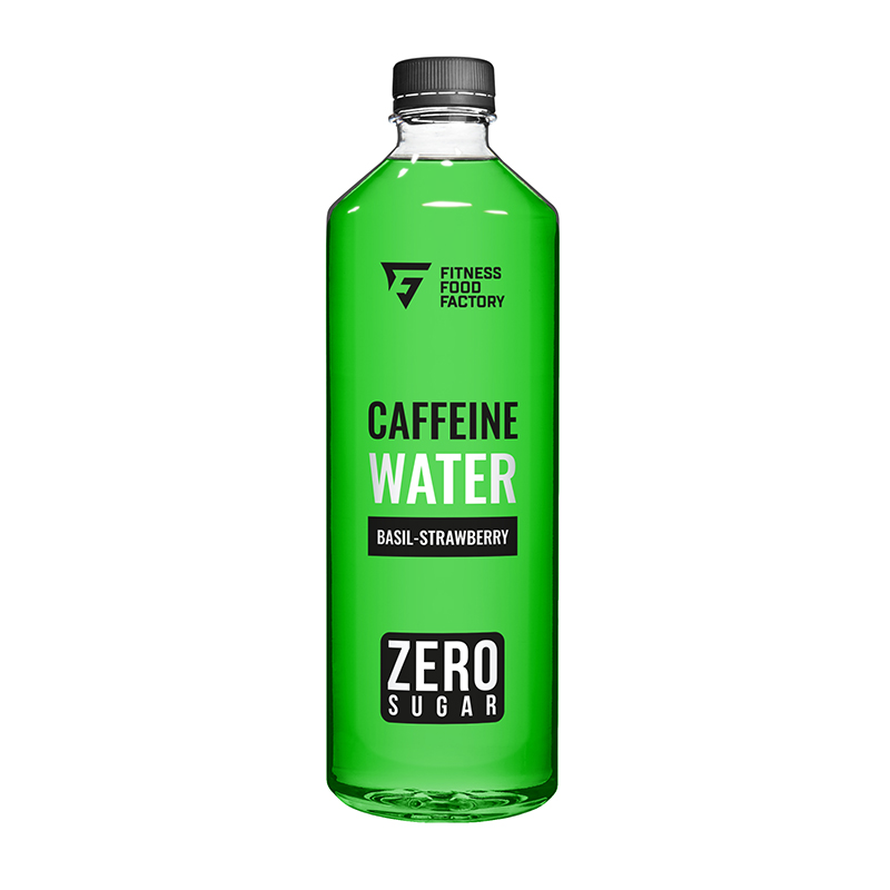 

Напиток слабогазированный FITNESS FOOD FACTORY Caffein Water 500 мл, Напиток слабогазированный FITNESS FOOD FACTORY Caffein Water, 500 мл, вкус: клубника-базилик