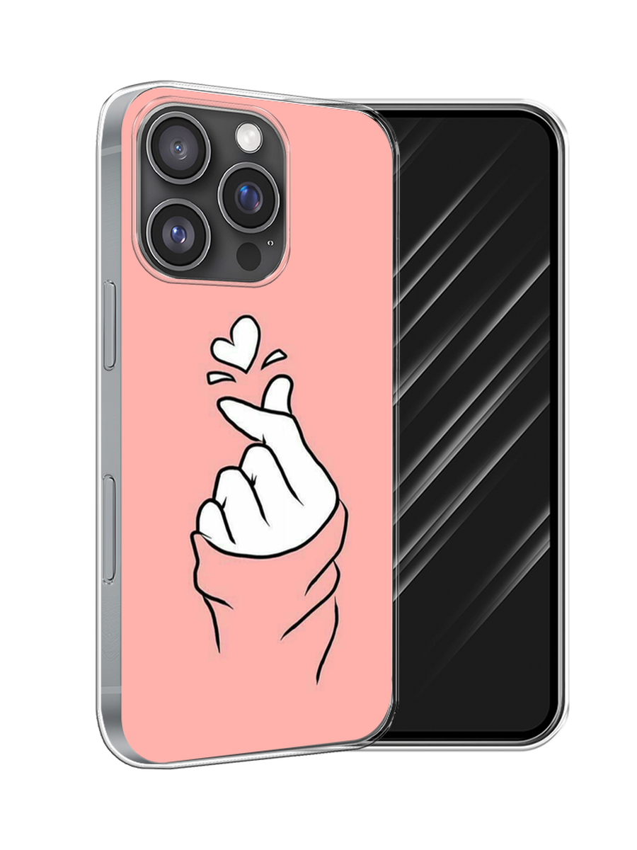 

Чехол Awog на Apple iPhone 16 Pro "Любовь-щелк", Оранжевый, 16250-1