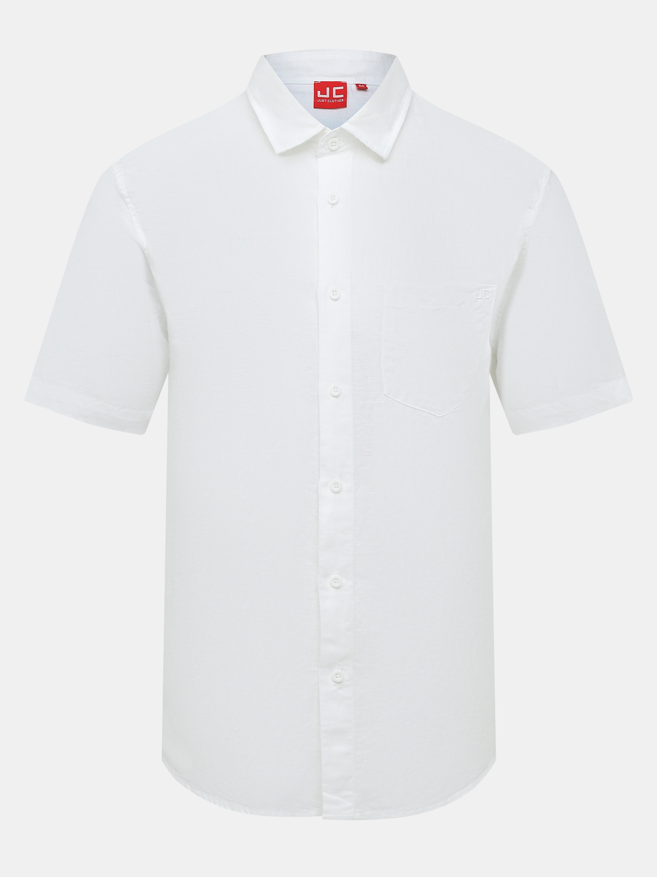 

Рубашка мужская Just Clothes 454873 белая 46 RU, Белый, 454873