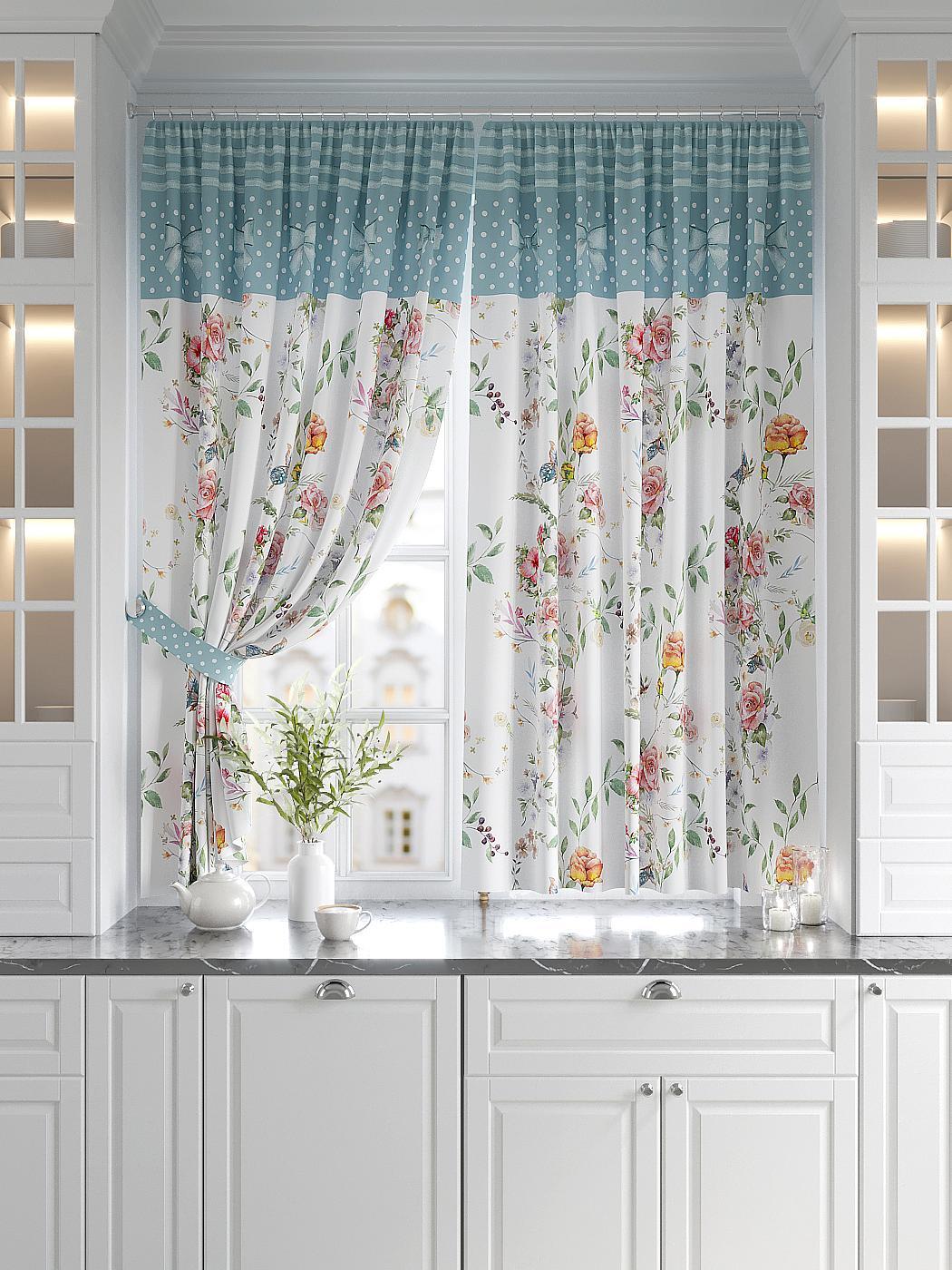 

Комплекты штор AT HOME Гленди (белый) высота 180 см, ширина 150 см, Белый, 920504