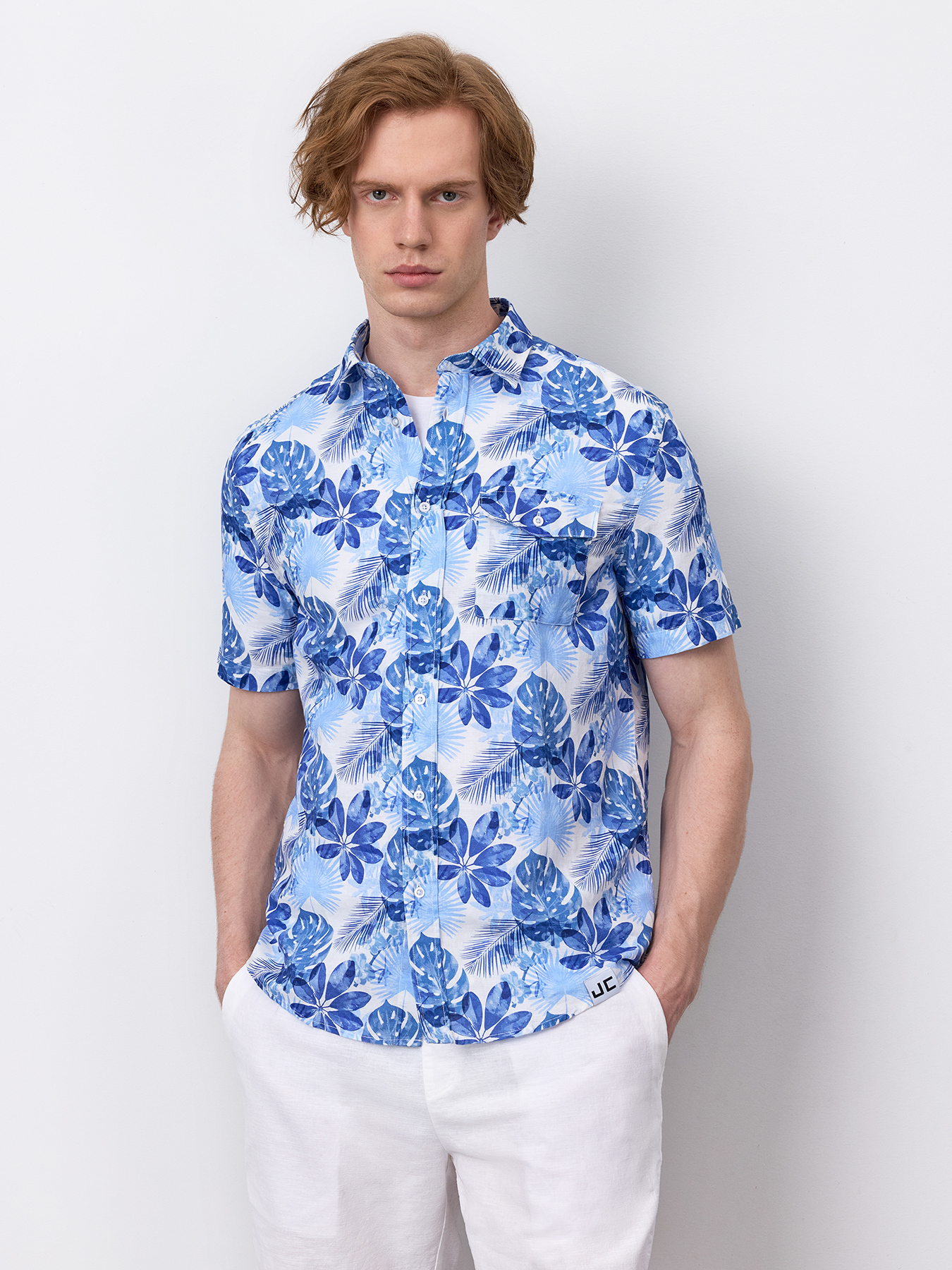 

Рубашка мужская Just Clothes 454927 разноцветная 56 RU, Разноцветный, 454927