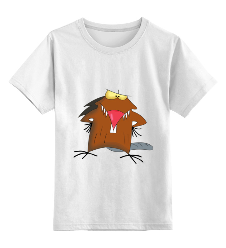 

Детская футболка Printio The angry beavers цв.белый р.152, 0000000771452