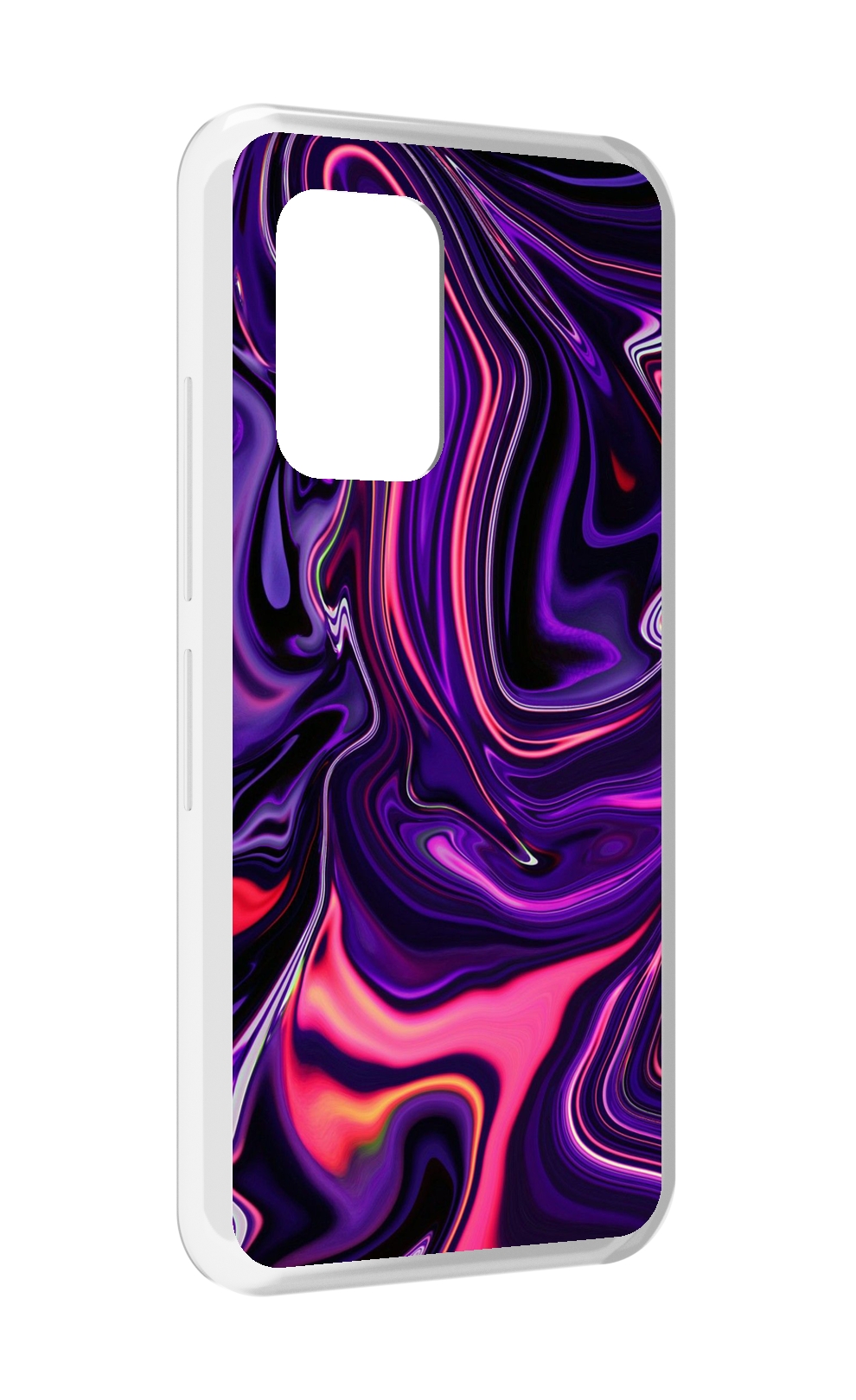 

Чехол MyPads фиолетовые краски для UMIDIGI Bison GT, Прозрачный, Tocco