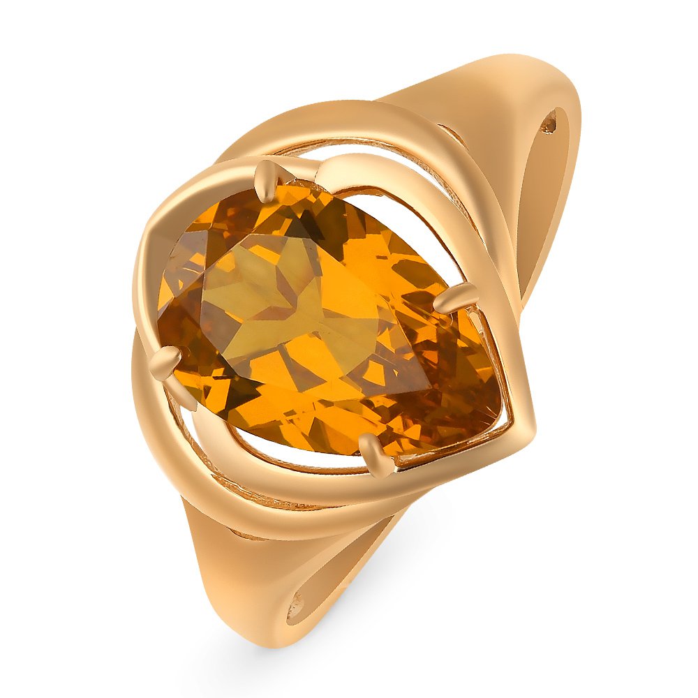 

Кольцо женское из красного золота с султанитом 585Gold 201012627, р, 201012627