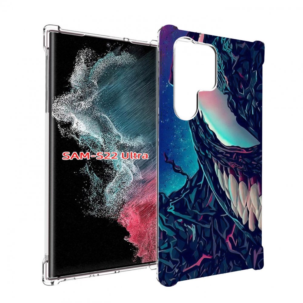 

Чехол MyPads полу веном для Samsung Galaxy S23 Ultra, Прозрачный, Tocco