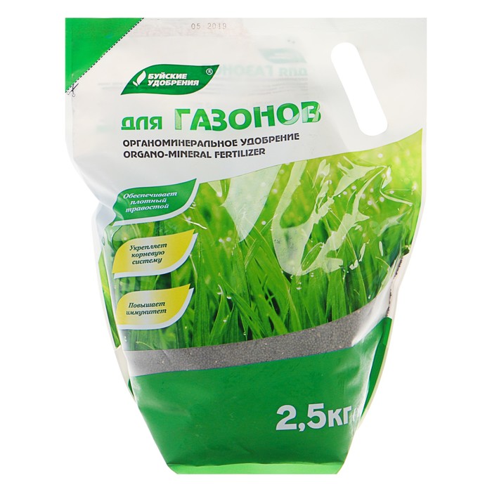 

Буйские удобрения Удобрение органоминеральное Газонное, 2,5 кг 2105540, Удобрение органоминеральное "Газонное", 2,5 кг 2105540
