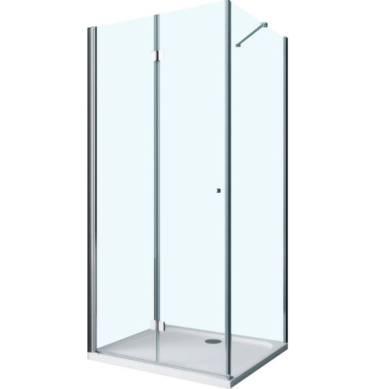 фото Душевой уголок belbagno albano ash-1-100/80-c-cr albano-ash-1-100/80-c-cr