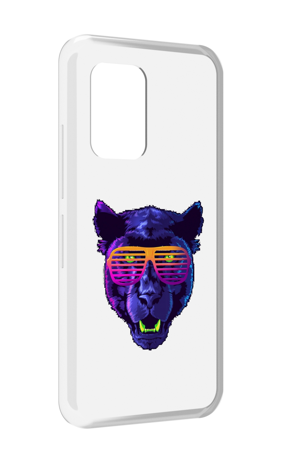 

Чехол MyPads фиолетовая пума в очках для UMIDIGI Bison GT, Прозрачный, Tocco