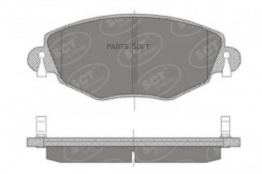 Тормозные колодки SCT Sp450