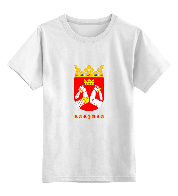 

Детская футболка Printio Карелия цв.белый р.152, 0000000771187