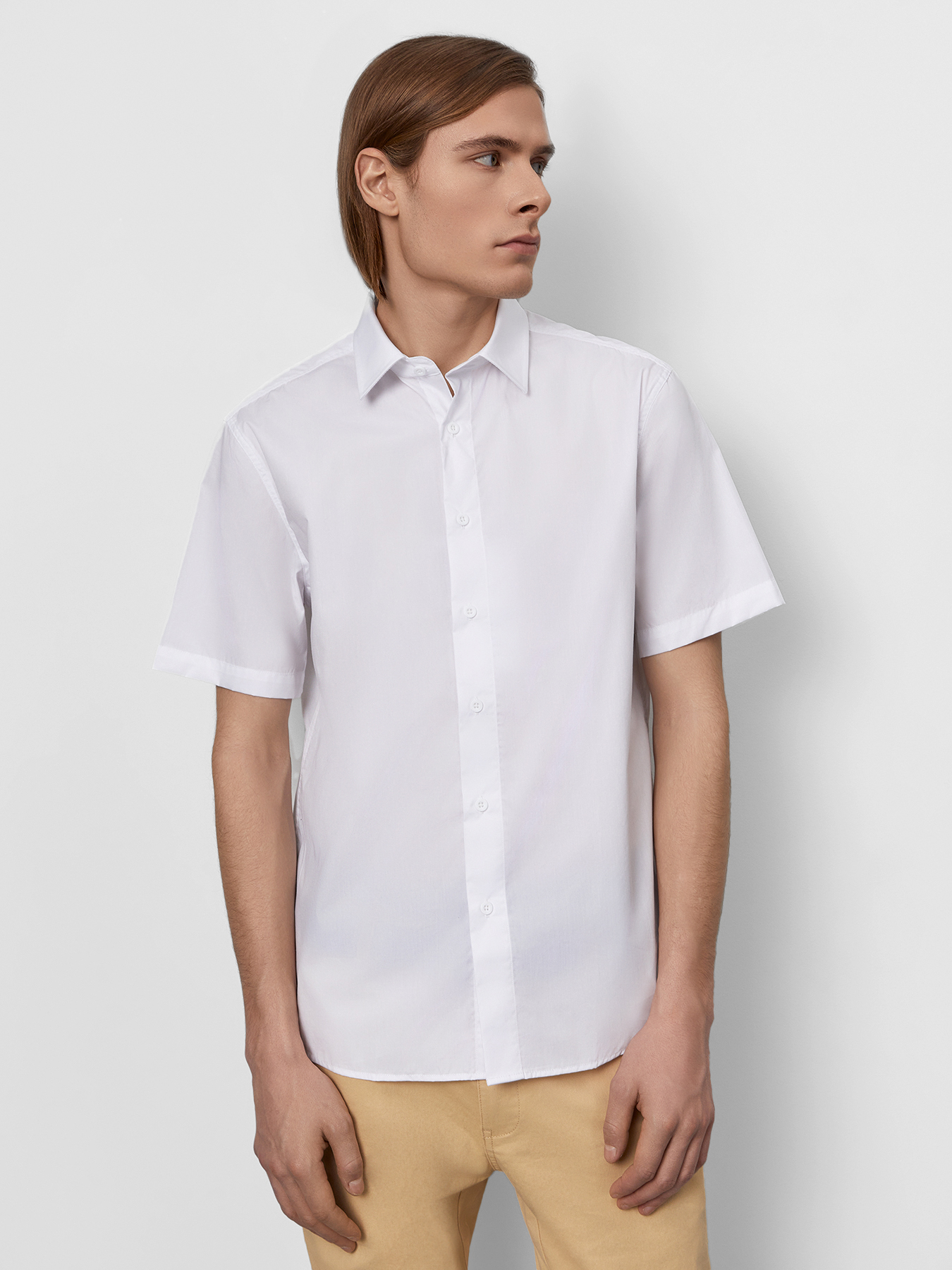 

Рубашка мужская Just Clothes 000000414 белая 56 RU, Белый, 000000414