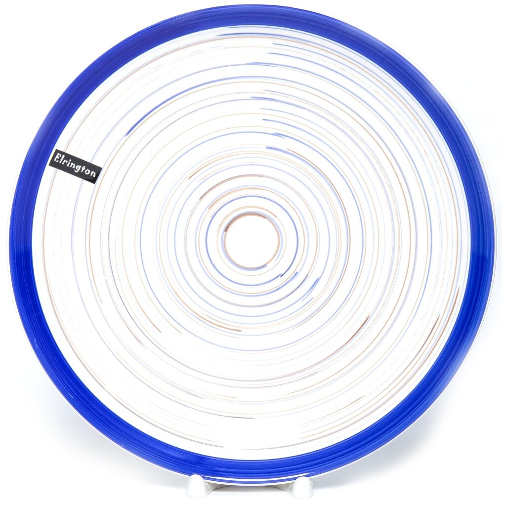 

Тарелка десертная 19 см Аэрография Лазурный день Elrington 139-27049 белая