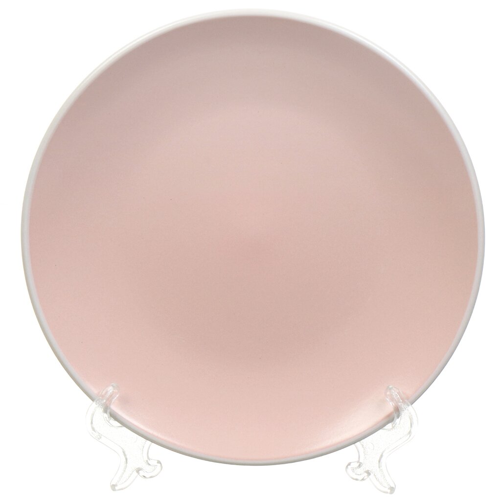 

Тарелка десертная, керамика, 19 см, круглая, Scandy Rose, Fioretta, TDP461, пудровая