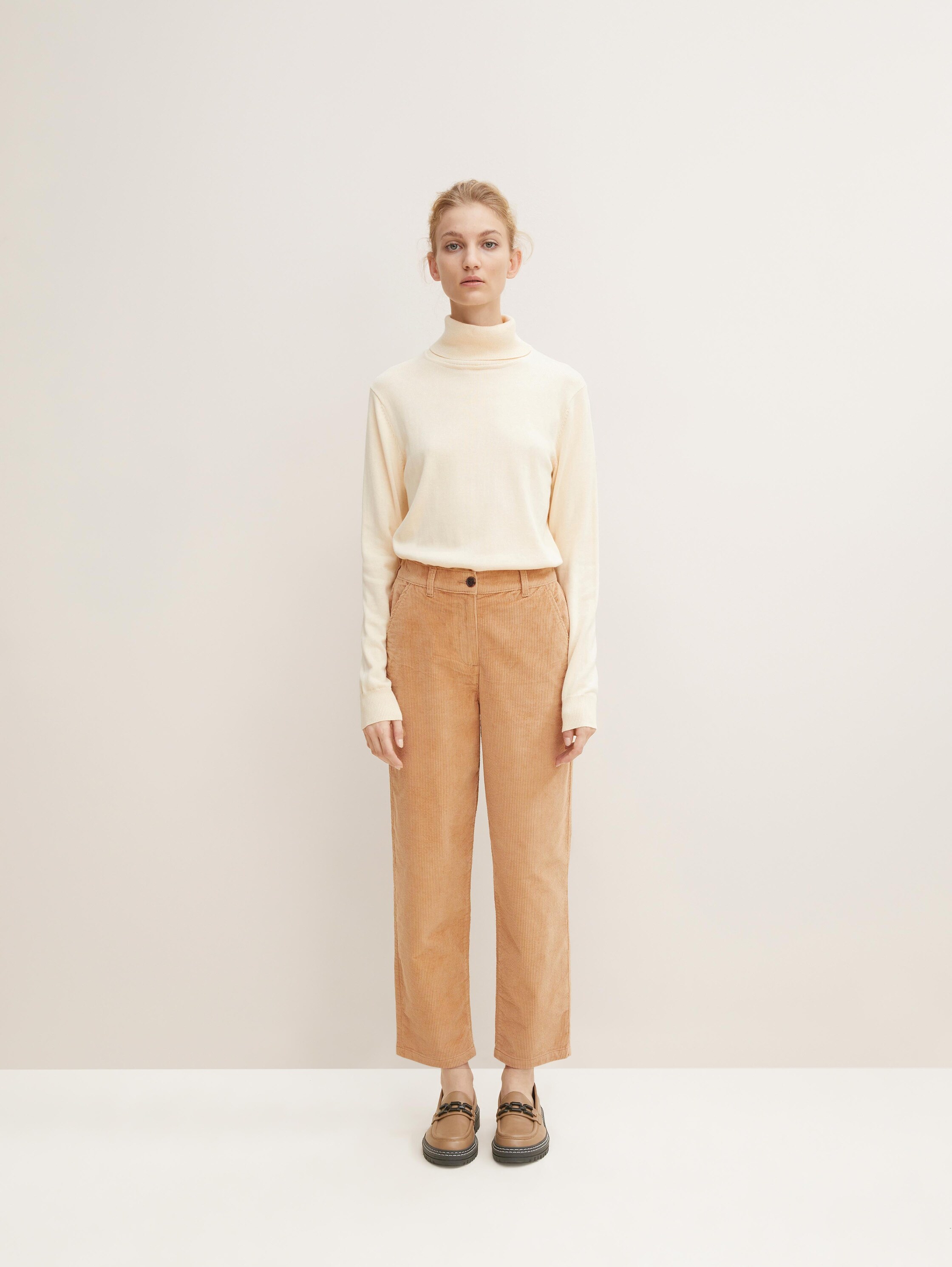 

Брюки женские TOM TAILOR 1032654 коричневые 40/28, Коричневый, 1032654