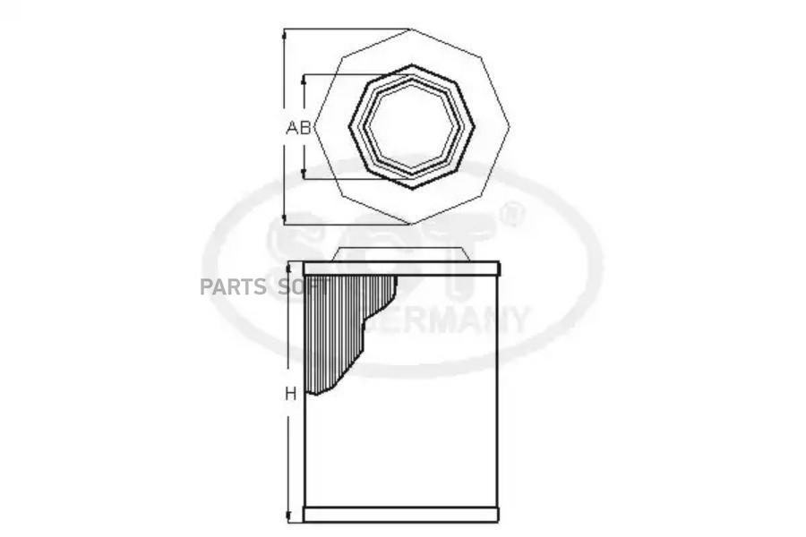 Фильтр Воздушный Sсt Sb2900 Sсt Sb2900 10796₽