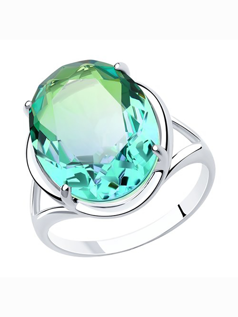 

Кольцо женское из серебра с ситаллом 585Gold 701010388, р, 701010388