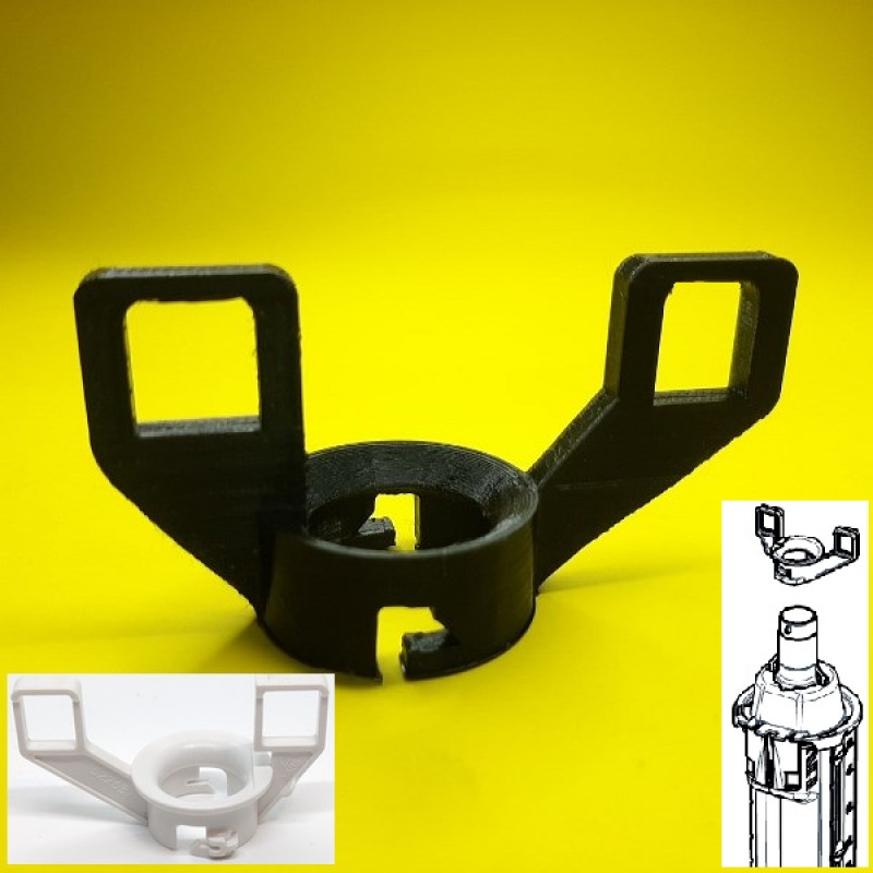 

Верхняя скоба (рога) сливного механизма Roca Active AV0022500R (3Dаналог)