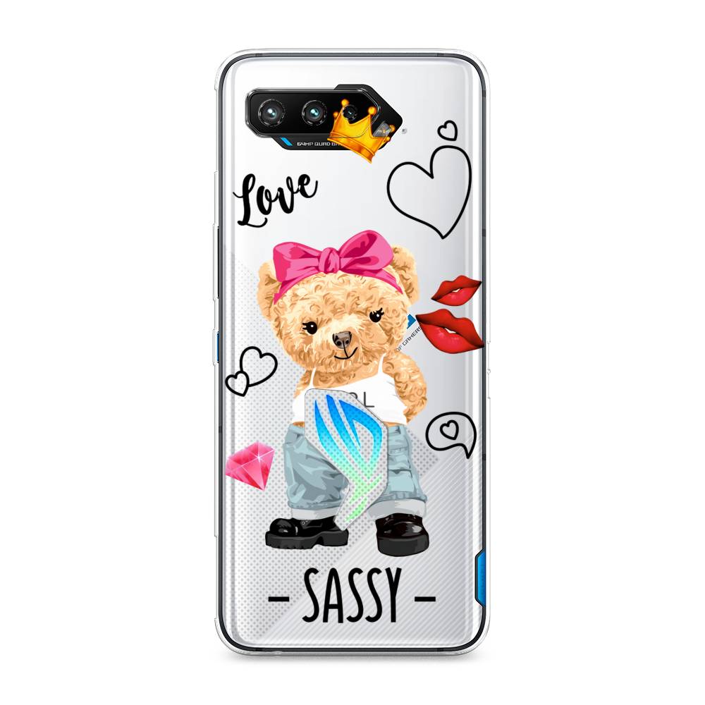 

Чехол на Asus ROG Phone 5 "Sugar Mommy", Голубой;белый;розовый, 44550-6
