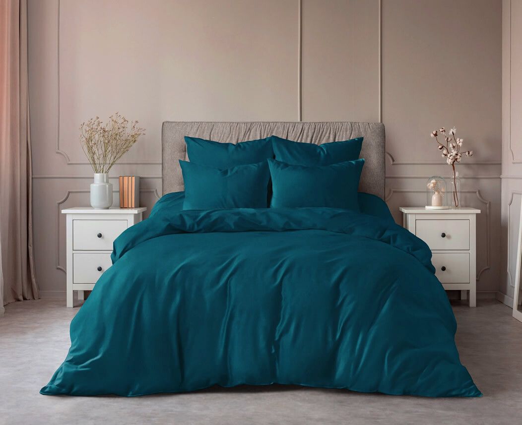

Простыня Maktex из тенселя 240x260 60S 44 Морской, из тенселя 260 х 260
