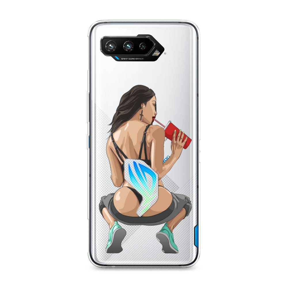 

Чехол на Asus ROG Phone 5 "Сочные булочки", Бежевый;красный;черный, 44550-6