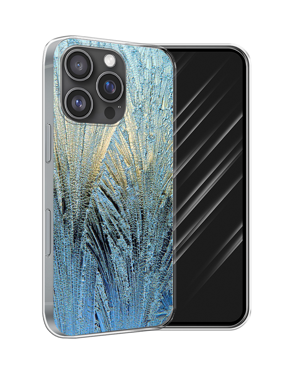 

Чехол Awog на Apple iPhone 16 Pro "Лёд", Голубой, 16250-1