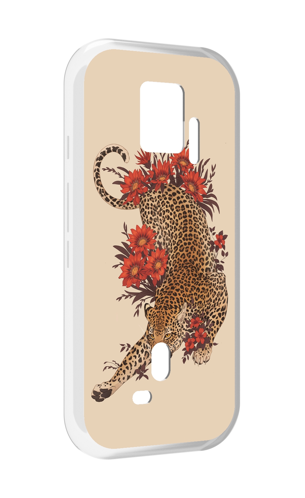 

Чехол MyPads тигр-из-цветов для ZTE Nubia Red Magic 7S Pro, Прозрачный, Tocco