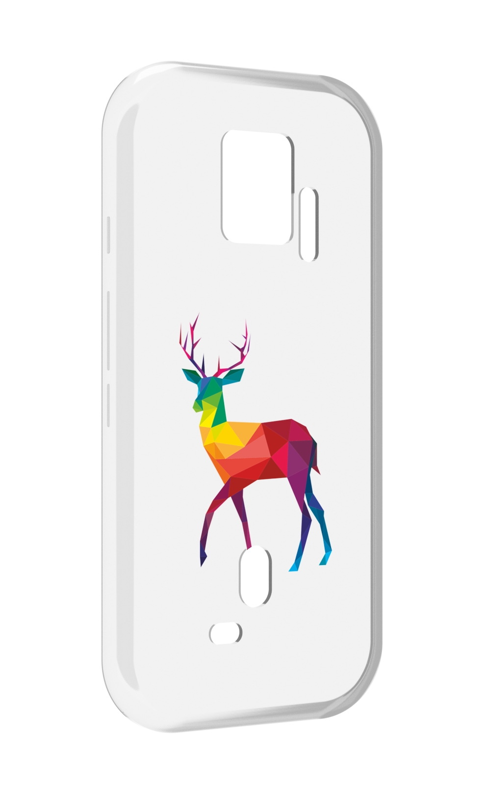 

Чехол MyPads геометрический олень для ZTE Nubia Red Magic 7S Pro, Прозрачный, Tocco