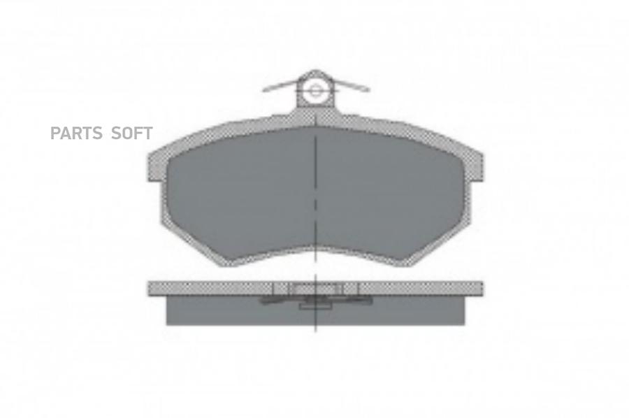 

Тормозные колодки SCT Sp176