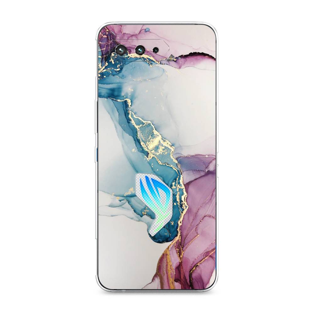 

Чехол на Asus ROG Phone 5 "Розовые разводы рисунок", 44550-3