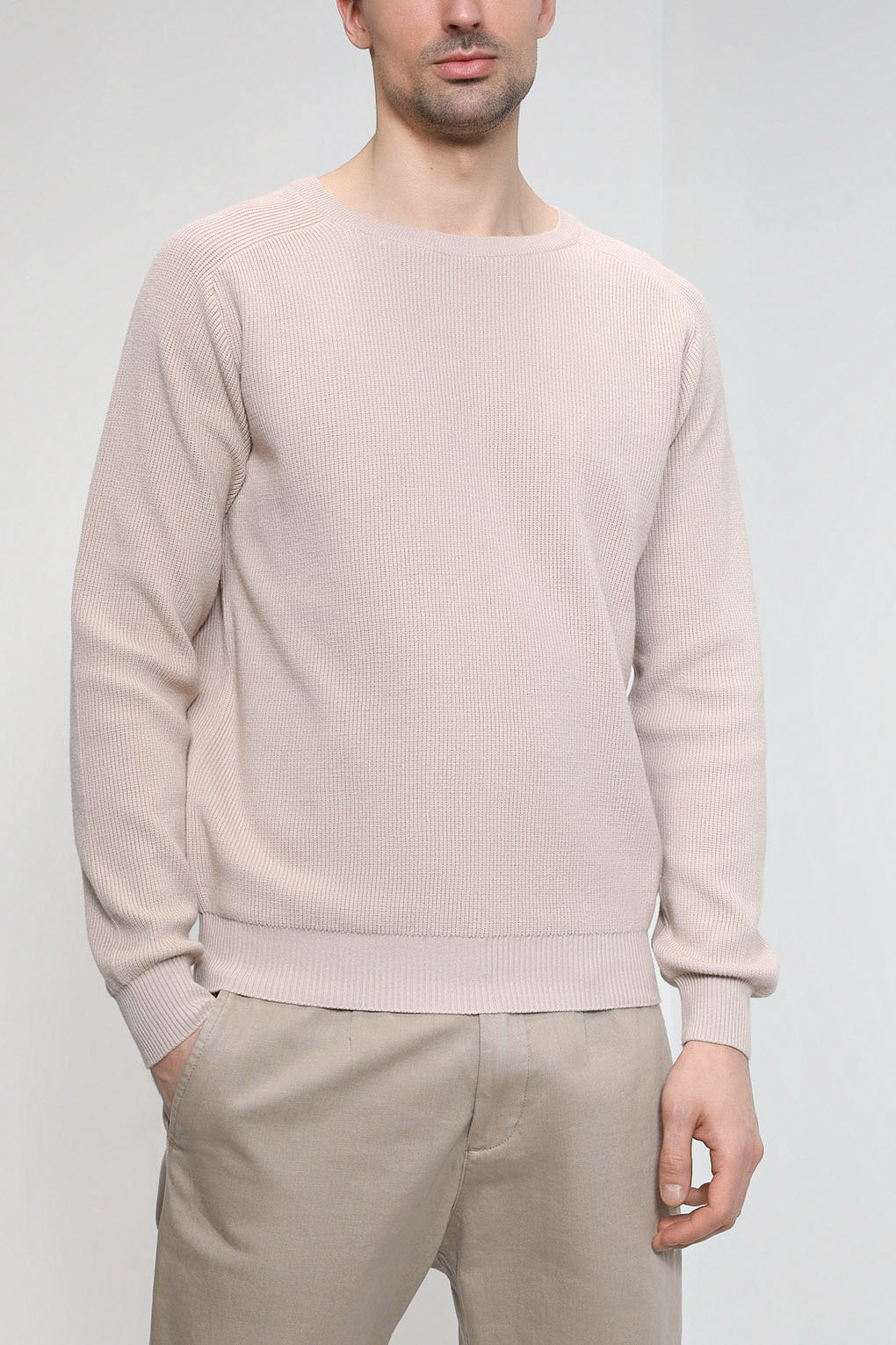 

Джемпер мужской MARCO DI RADI MDR2304T1443CD бежевый L, MDR2304T1443CD