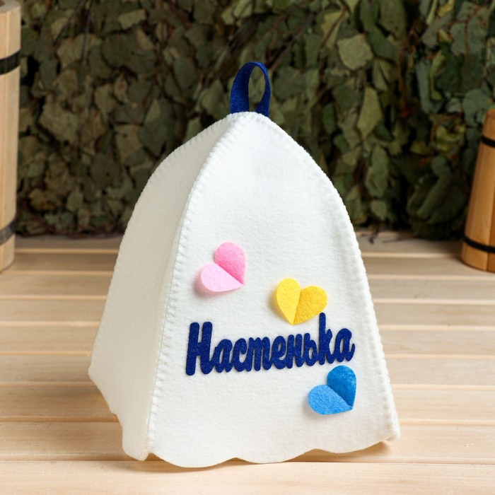 

Шапка для бани Настенька 3262577 onesize белый, Настенька