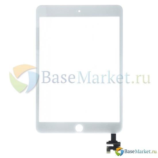 

Тачскрин (сенсор) BaseMarket для Apple iPad A1600 в сборе с разъемом (белый)