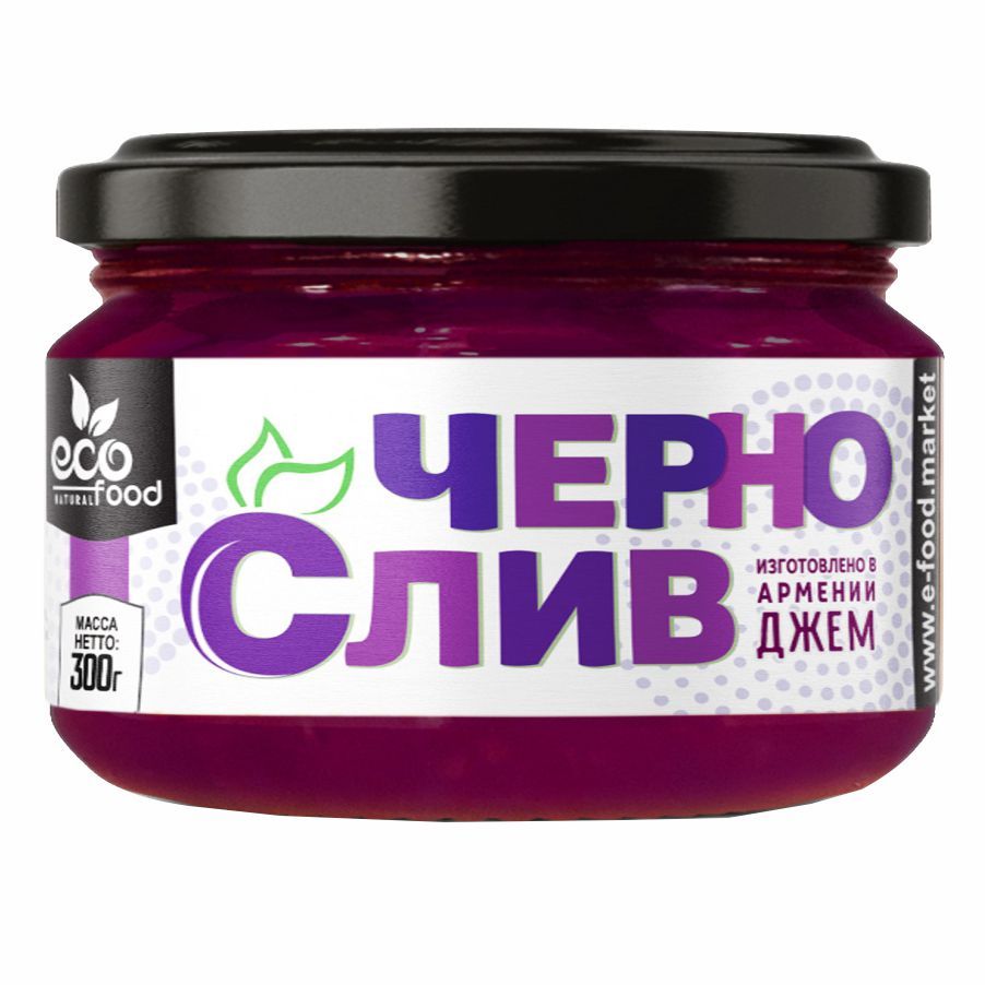 

Джем EcoFood из чернослива, 300 г