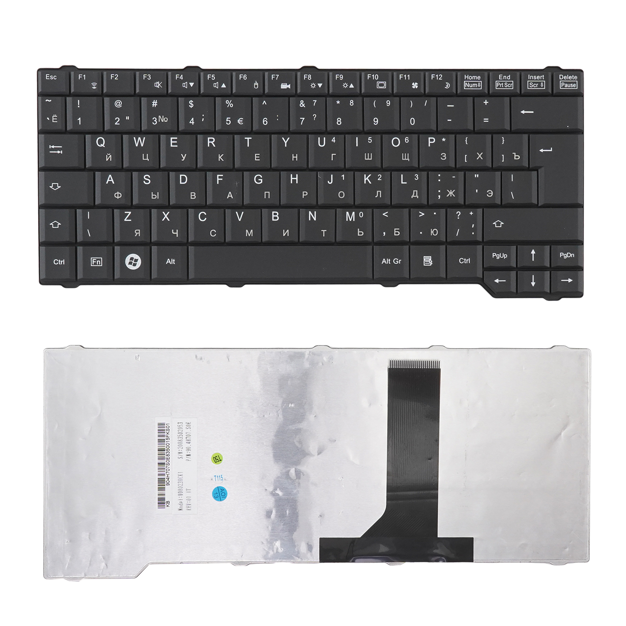 

Клавиатура Azerty для ноутбука Fujitsu-Siemens Sa3650/ V6505 черная, V080229DK1