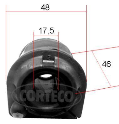 

Втулка Стабилизатора Передн 18Мм Ford: Focus Ii 04-12 Corteco 49371888