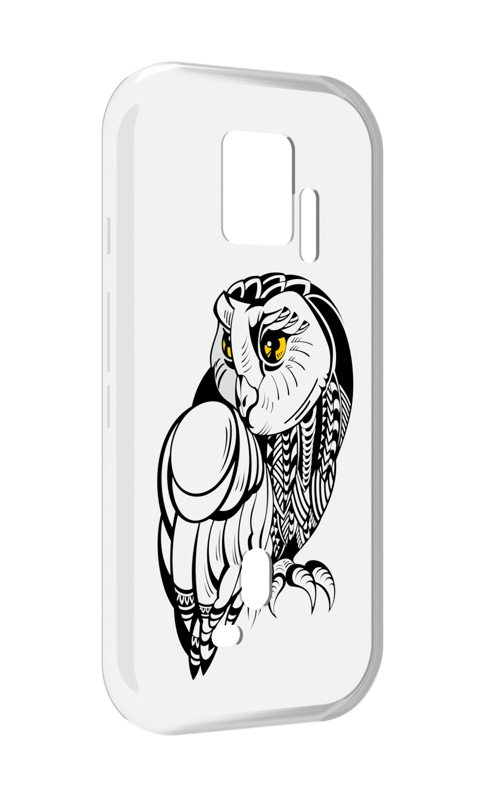 

Чехол MyPads сова-красотка для ZTE Nubia Red Magic 7S Pro, Прозрачный, Tocco