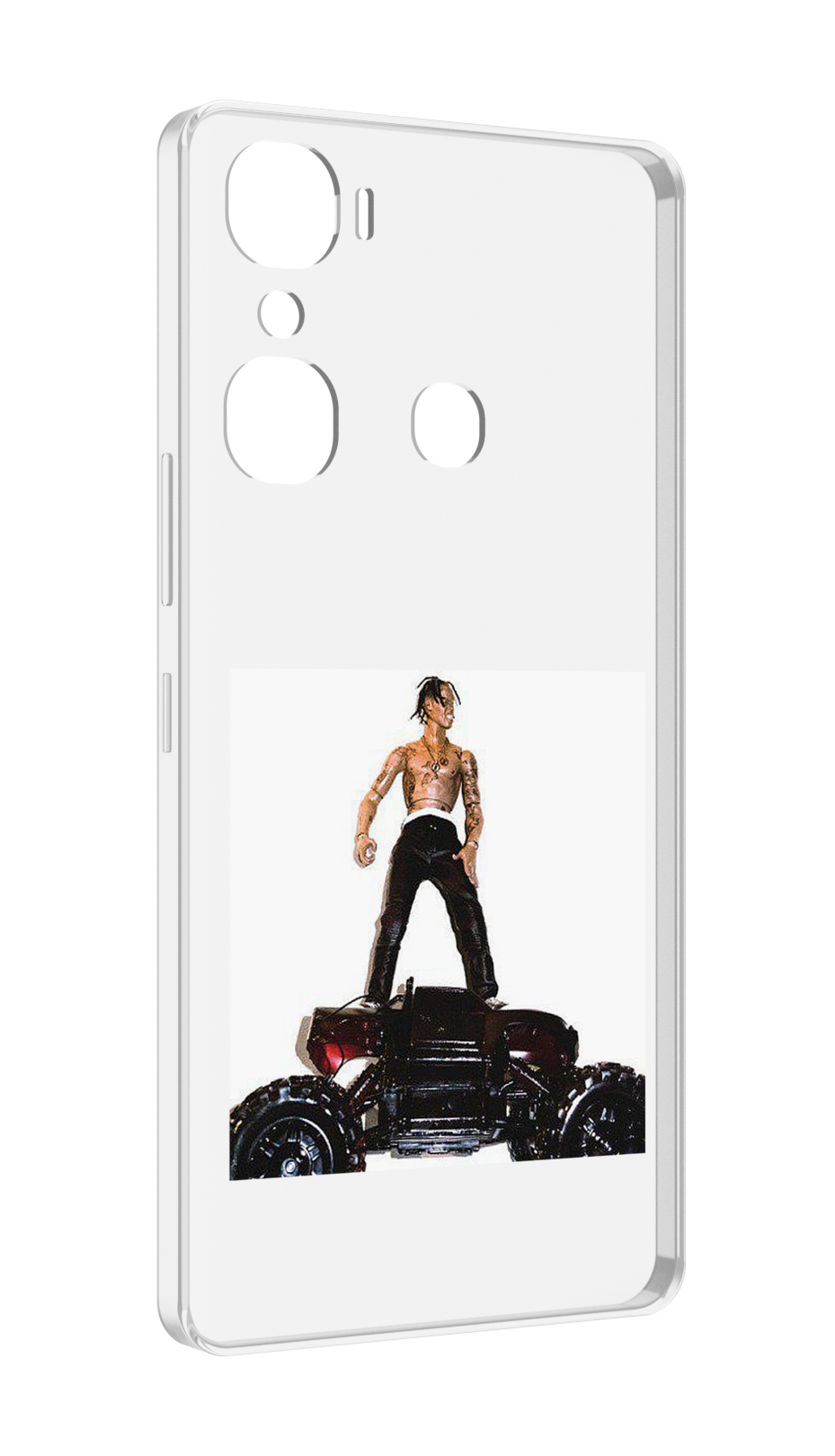 

Чехол MyPads Travis Scott - Rodeo для Infinix Hot 12 Pro, Прозрачный, Tocco