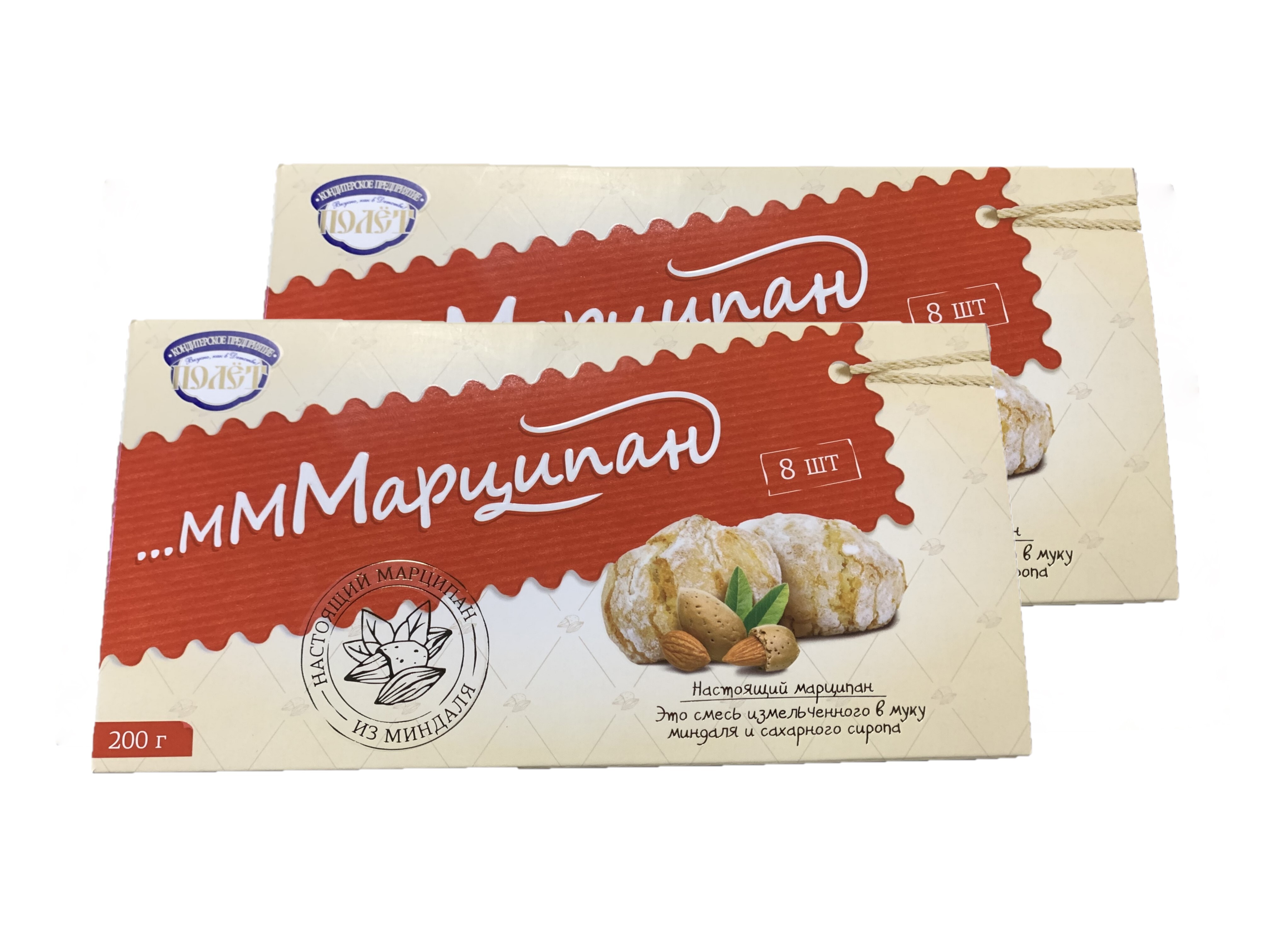 

МАРЦИПАН запеченный ПОЛЕТ, 200г х 2шт