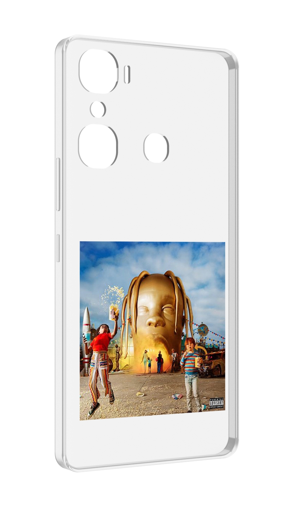 

Чехол MyPads Travis Scott - Astroworld для Infinix Hot 12 Pro, Прозрачный, Tocco