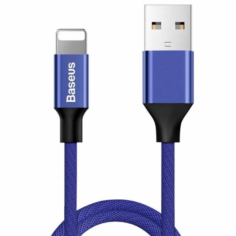 

Кабель Baseus Yiven Series USB - Lightning 2А, 1.8 м, синий (CALYW-A13)