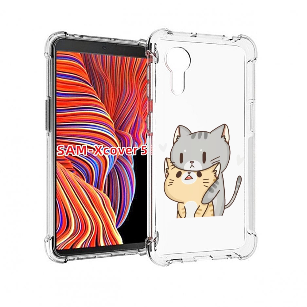 

Чехол MyPads любящие-коты для Samsung Galaxy Xcover 5, Прозрачный, Tocco