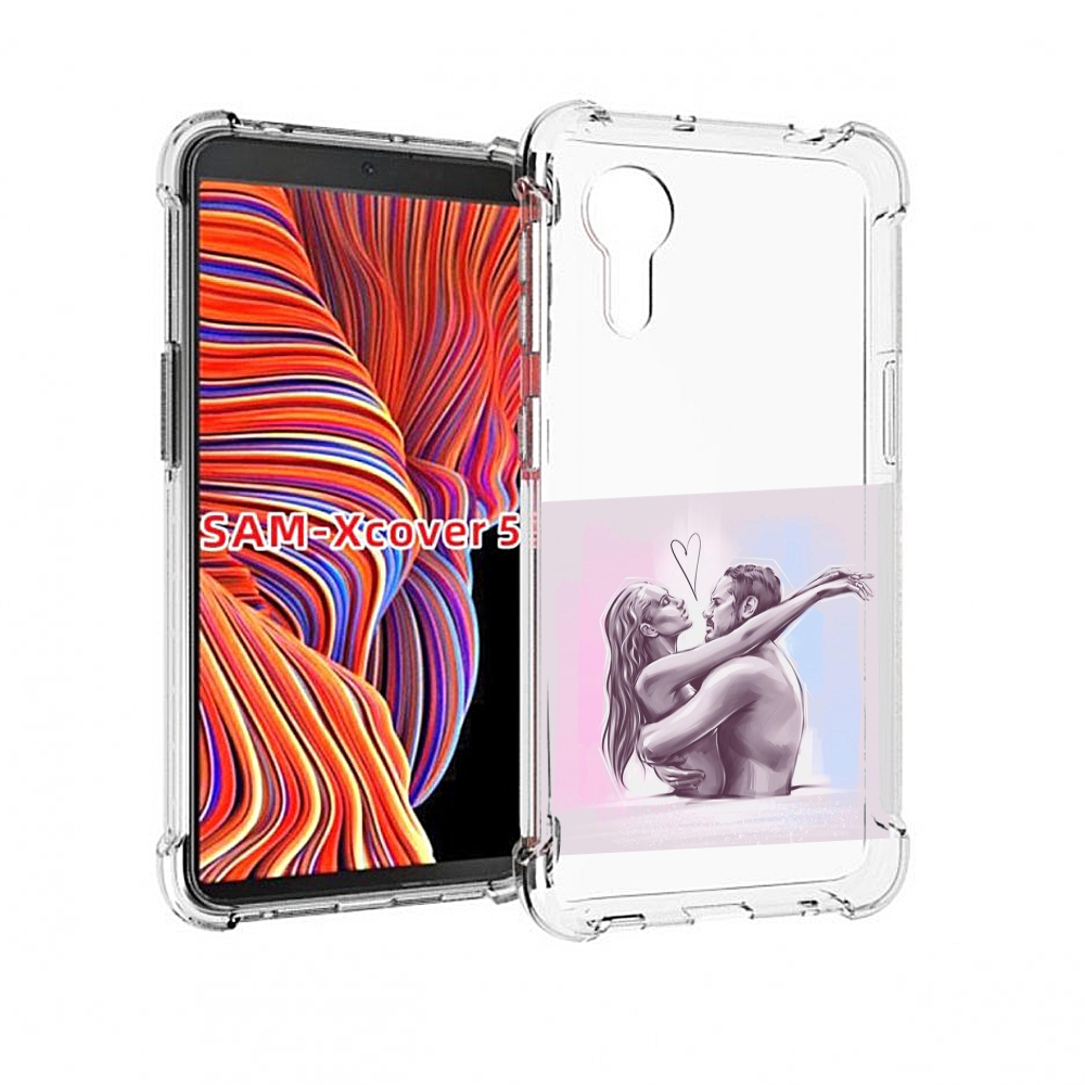 

Чехол MyPads любовные-тела для Samsung Galaxy Xcover 5, Прозрачный, Tocco